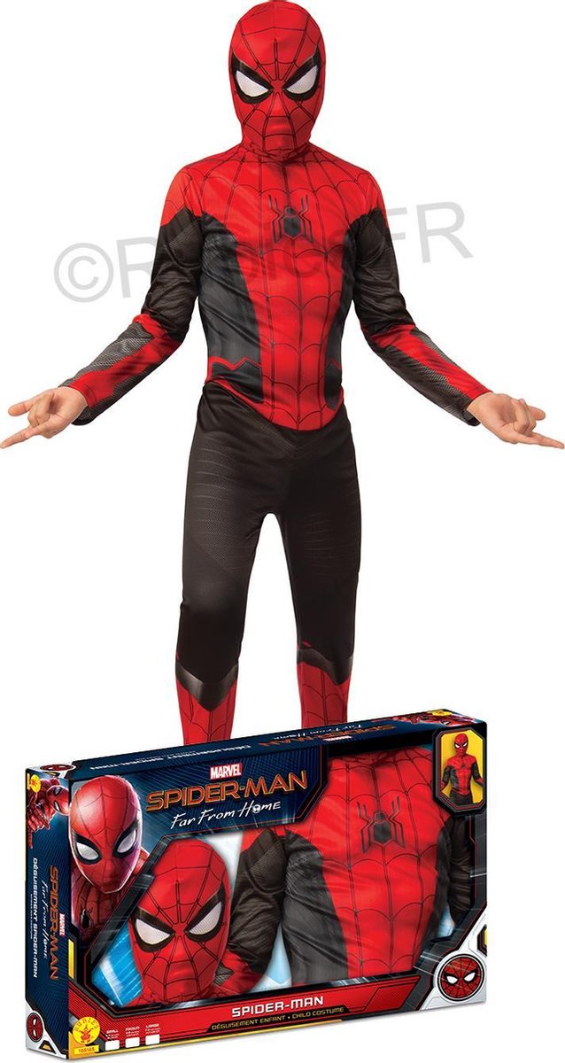 Verkleedkleding - Geschenkdoos - Spider-Man Far From Home - 3/4 jaar - 