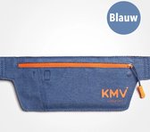 KMV Heuptas - Running belt - Heuptasje - Hardloop - Sport heuptas -  Unisex - Blauw