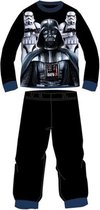 Star Wars fleece pyjama zwart - maat 128