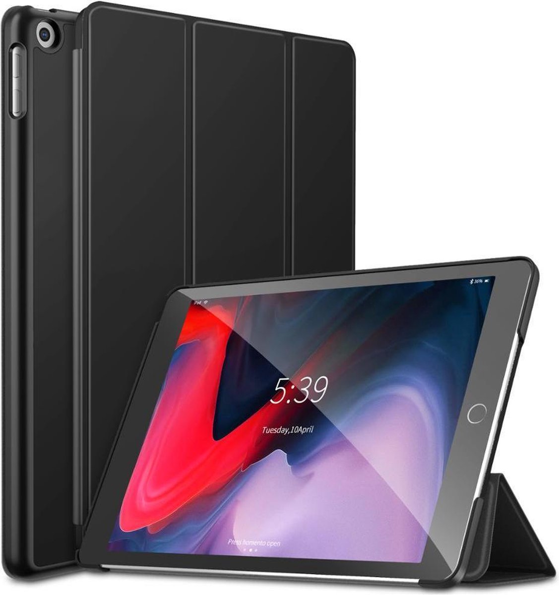 iPad 2021/2020/2019 Hoes (10.2 inch) - Hard Cover - Zwart