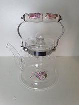 Transparante glazen theepot (1200ml)