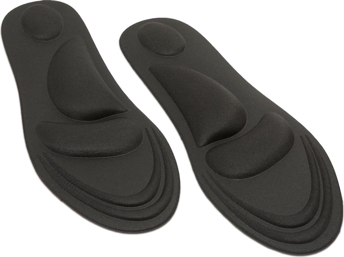 SULPO 4 paar winter-inlegzolen, vilt, antislip, ademend, latex-onderkant, met vilt, schoeninlegzolen voor koud weer, wintersport, werk - maten: 35-48