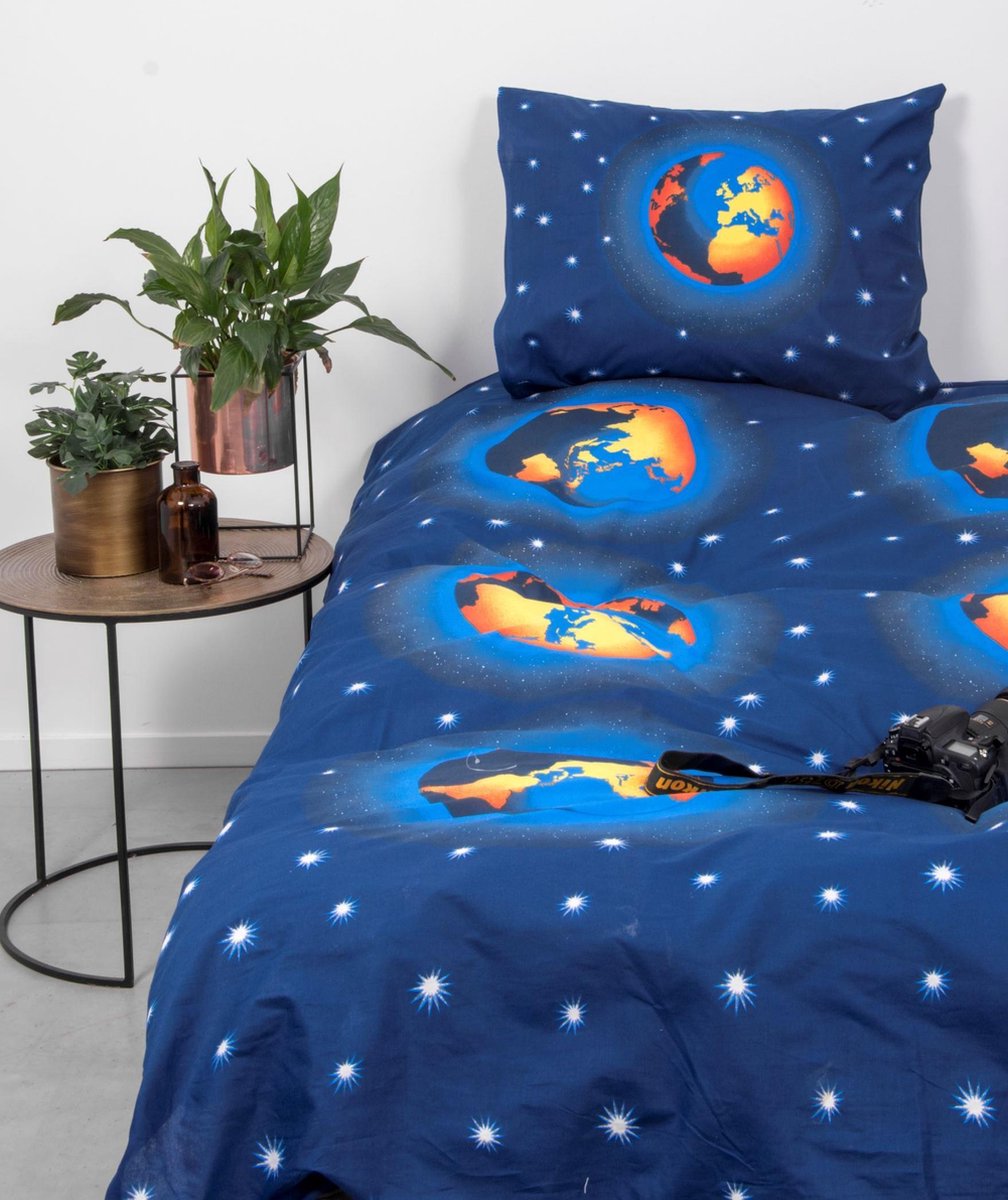 Indigo Dekbedovertrek 240x200/220 GLOBE