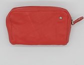 Bags And Wallets - Grote Sleuteletui - Rood - Leer