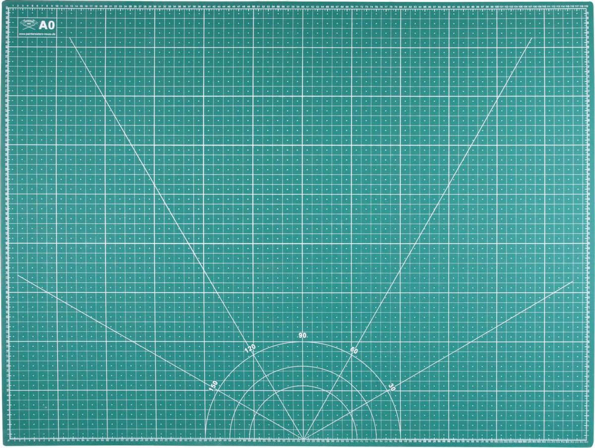 Snijmat A0 formaat - Groen - Zelfherstellend - 91 x 122 cm - drielaags - Schildersezel-enzo