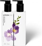 Kinetics Hand & Bodylotion 250ml pompfles Freesia & Blackcurrant