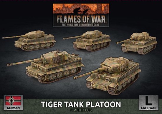 Afbeelding van het spel Flames of War: Tiger Tank Platoon