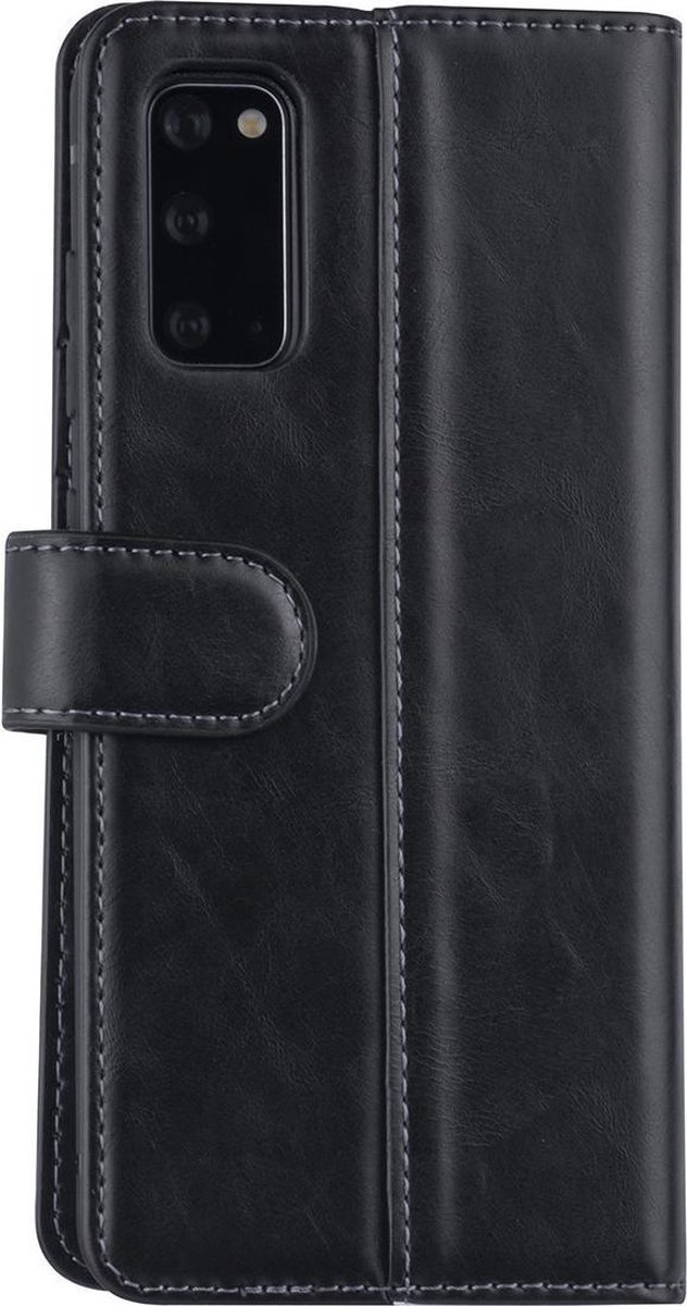 Zwart hoesje Samsung Galaxy S20 - Book Case - PU leather