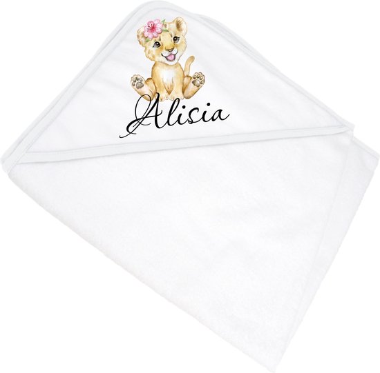 Cape de bain avec lion et naam