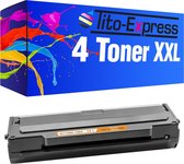 PlatinumSerie 4x toner alternatief voor HP W1106A W 1106 A XL Black