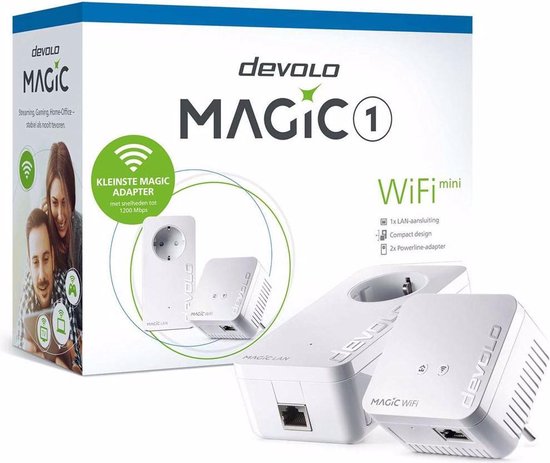 Devolo Magic 1 WiFi mini Starter Kit EU Kit de démarrage CPL Wi-Fi 1200  MBit/s