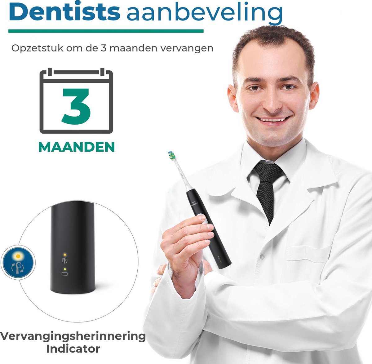 Afbeelding 3 van Philips HX6800/63 - Elektrische tandenborstel