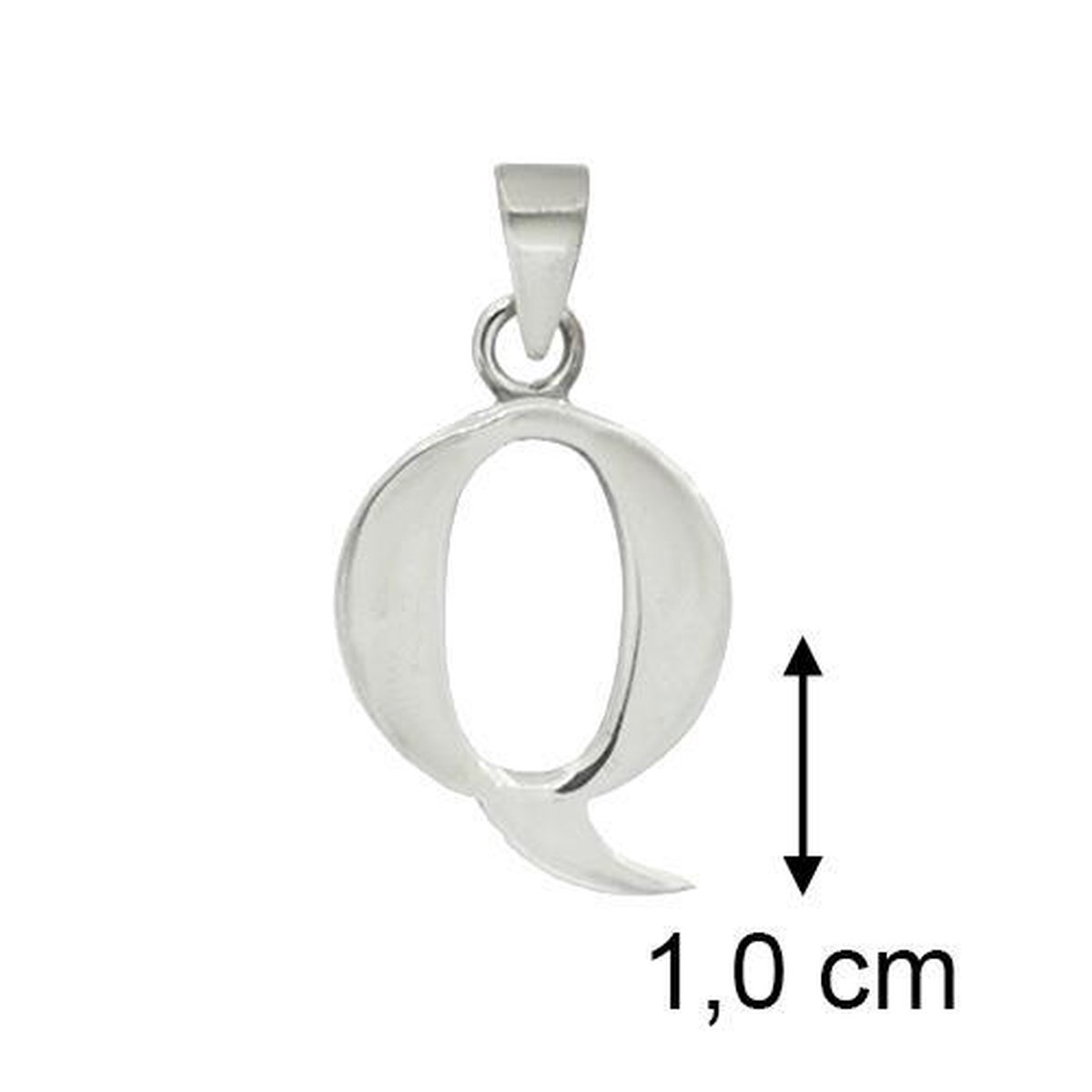Blinx Jewels Zilveren Hanger Letter Q
