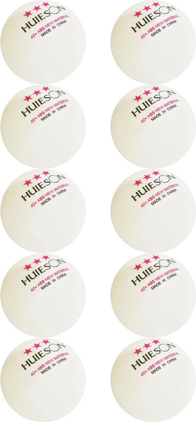 Ping Pong Ballen - 10 stuks - 3 ster kwaliteit - Tafeltennisballen - Pingpongballen