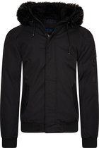 Mezaguz - Heren Jas winter Leef- Black - Model 2022 - Maat 3XL