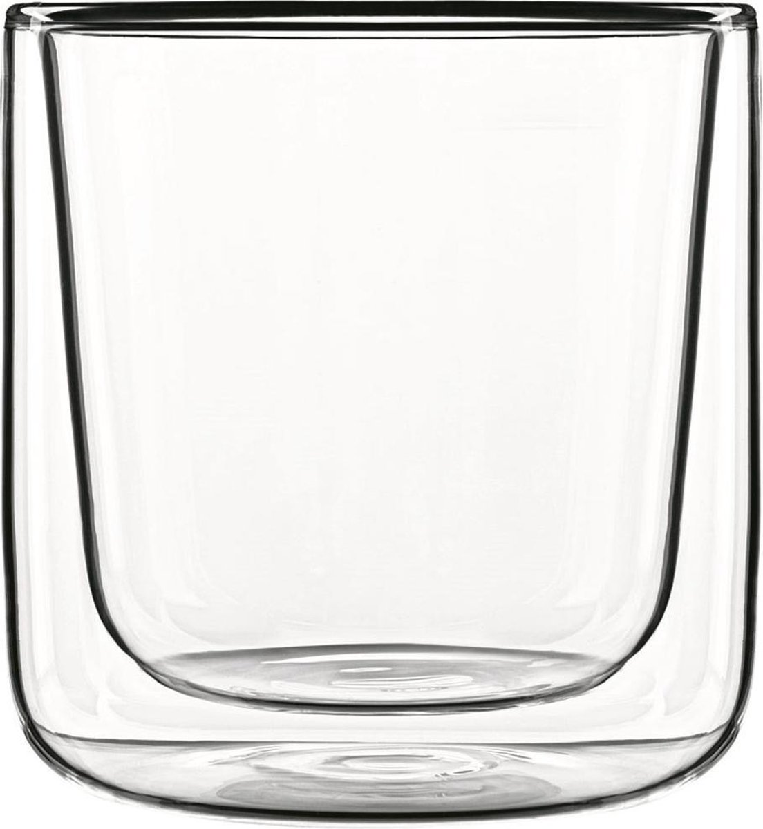 Luigi Bormioli Cilindrical Amuseglas 24cl - Dubbelwandig Thermisch Glas - 4 stuks