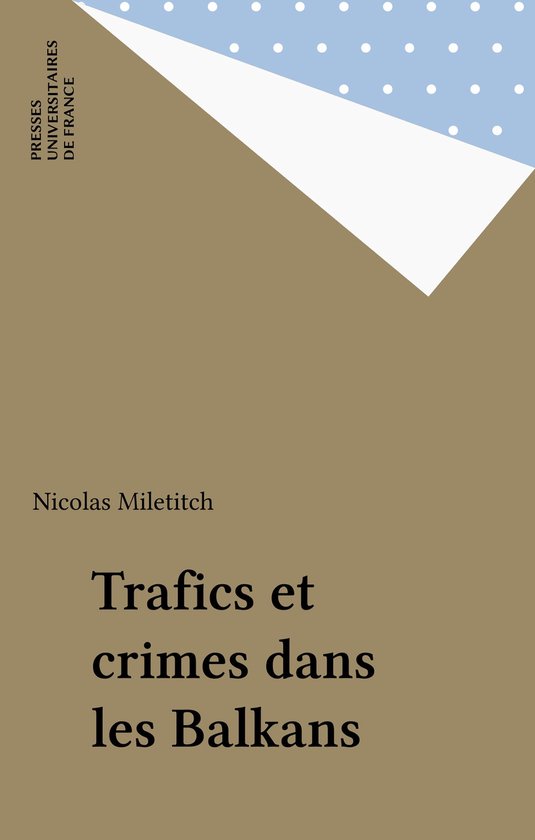 Trafics et crimes dans les Balkans - cover