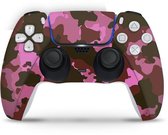 Playstation 5 Controller Skin Camouflage Roze Sticker