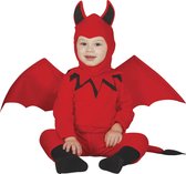 Duivel Kostuum | Snoezig Duiveltje Baby Kostuum | 1 - 2 jaar | Halloween | Verkleedkleding