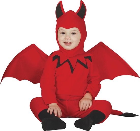 klei Startpunt laten vallen Duivel Kostuum | Snoezig Duiveltje Baby Kostuum | 1 - 2 jaar | Halloween |  Verkleedkleding | bol.com
