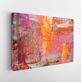 Painting Artistic bright color oil paint texture abstract artwork.- Modern Art Canvas - Horizontal - 1570284280 - 80*60 Horizontal
