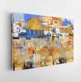 Onlinecanvas - Schilderij - Art Horizontal Horizontal - Multicolor - 75 X 115 Cm