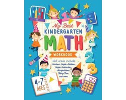 Omslag van Homeschooling Activity Books- My Best Kindergarten Math Workbook