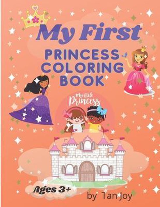 My First Princess Coloring Book - cover
