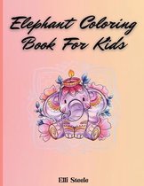 Elephant Coloring Book For Kids