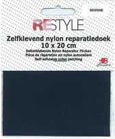 Zelfklevend Nylon Reparatiedoek Donkerblauw- 10 x 20 cm