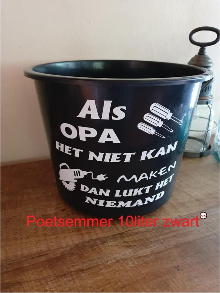 Goedkoopste Poets Emmer 10 liter Opa Bouw Timmeren Klussen Gereedschap Papa Spreuk Quote Cadeau Geschenk Vaderdag Verjaardag Spreuk Borden Spreuken Quote Tekst Handgemaakt