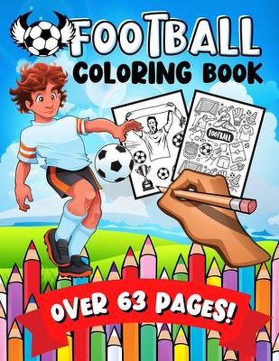 Football Coloring Book - cover