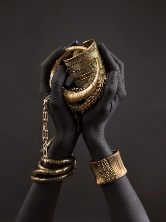 Black outlet gold jewelry