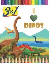 恐竜の塗り絵 Dinosaur Coloring Book for Kids