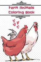 Farm Animals Coloring Book: