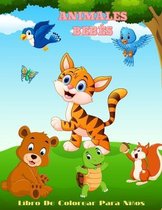 ANIMALES BEBES - Libro De Colorear Para Ninos
