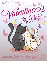 Valentines day coloring book for kids ages 6-12