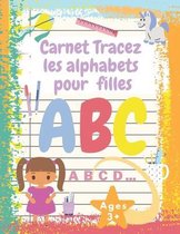 Carnet Tracez les alphabets pour filles