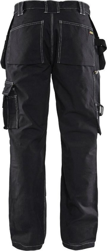 Blaklader Pantalon de travail avec genouillères 15301860 Pantalon de travail Noir NL: 58 BE: 52