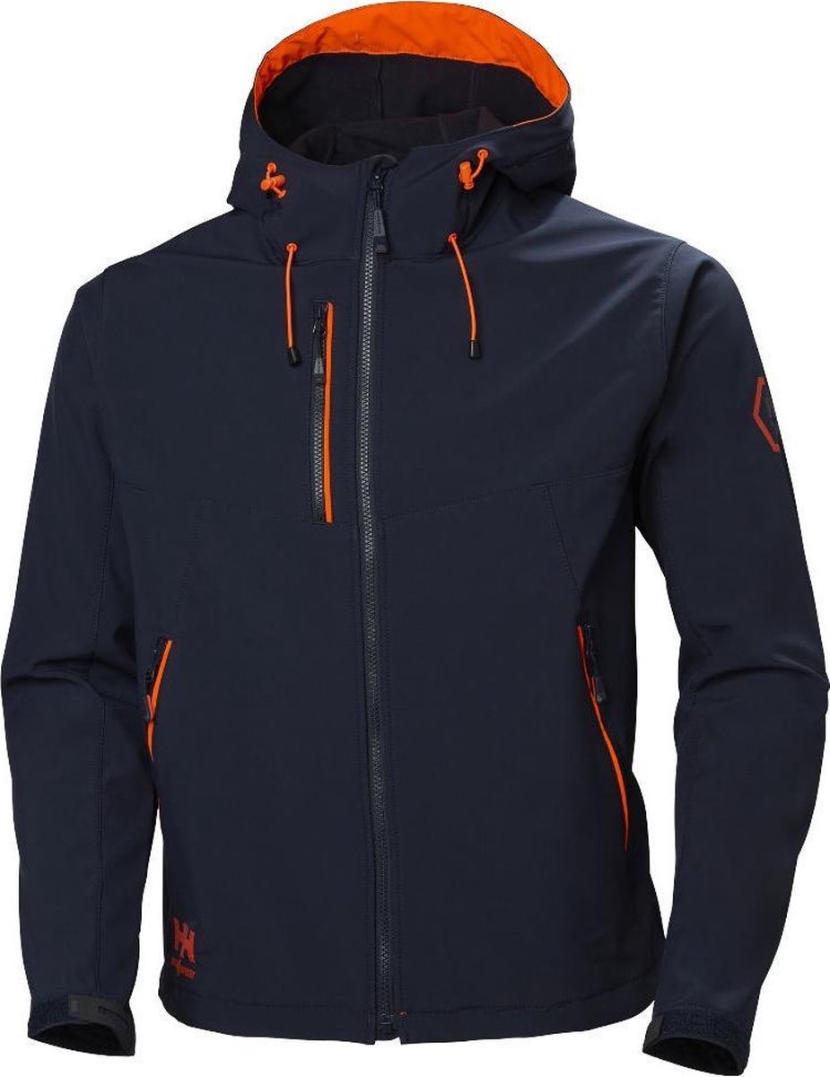 Helly Hansen Chelsea Evolution Softshell Werkjas Donkerblauw