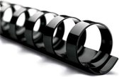 Bindruggen 34 loops, 16 mm, zwart (50 stuks)