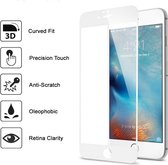 iPhone 7 Plus / iPhone 8 plus tempered glass screen protector volledige bescherming - wit