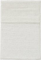 Cottonbaby ledikantlaken - Sparkle Wit/Taupe - Cottonsoft - 120 x 150 cm