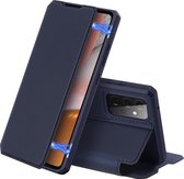 Samsung Galaxy A72 5G Hoesje - Dux Ducis Skin X Case - Donker Blauw