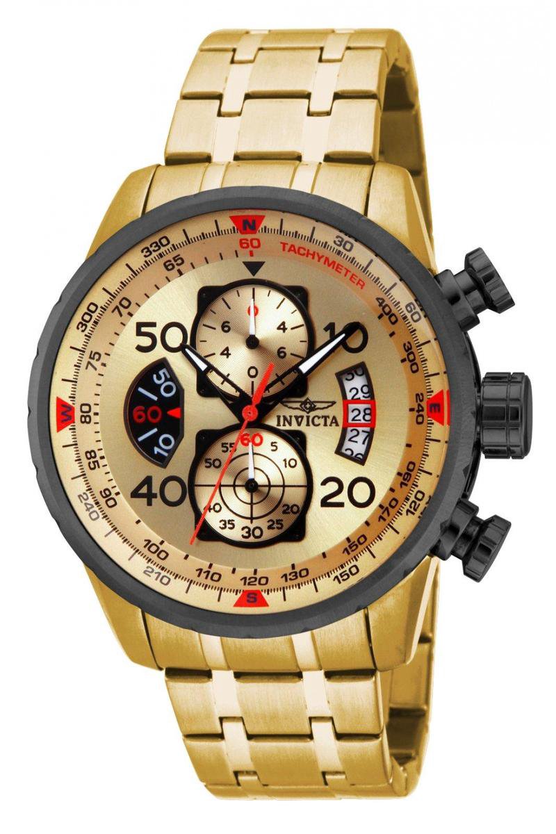 Invicta Aviator 17205 Quartz Herenhorloge - 48mm