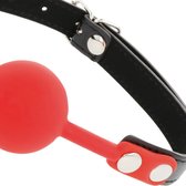 Darkness ball silicone gag rood
