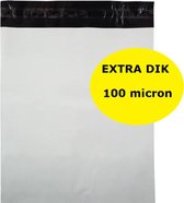 100 stuks - Verzendzakken (XL) 460 x 650 mm – 70 micron (kleding webshop)