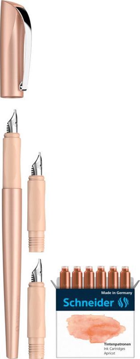 Schneider kalligrafieset – Callissima – kalligrafie vulpen – giftbox – abrikoos – S-143806 — afbeelding 6