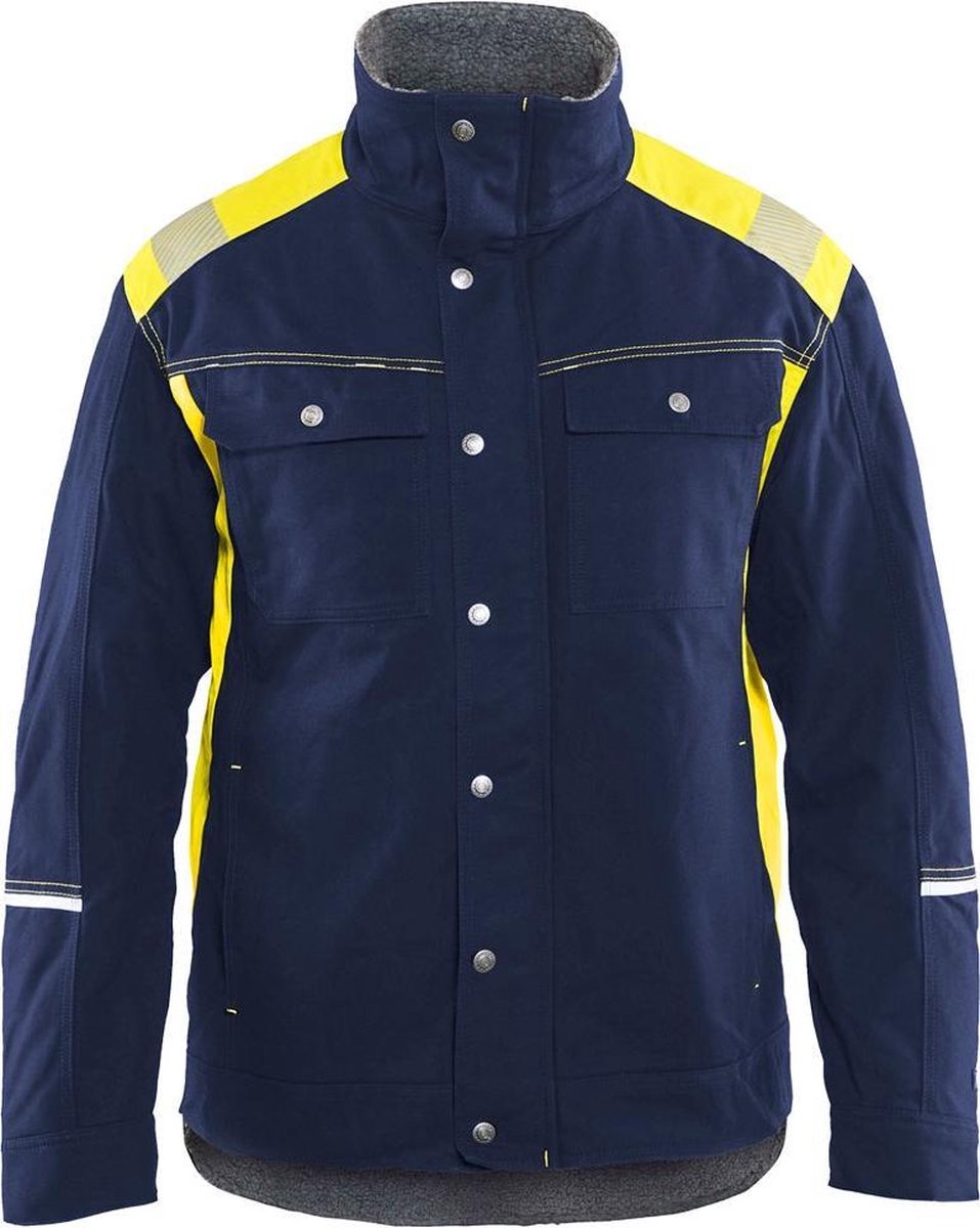Blaklader 4915 Visible Winter Werkjas Marineblauw/Geel