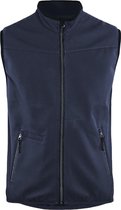 Blaklader Softshell bodywarmer - Donker marineblauw/Zwart - 3XL